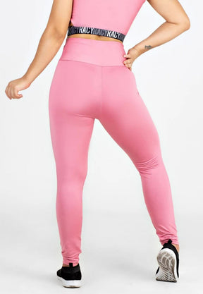 Calça Legging com Elástico Cintura Alta